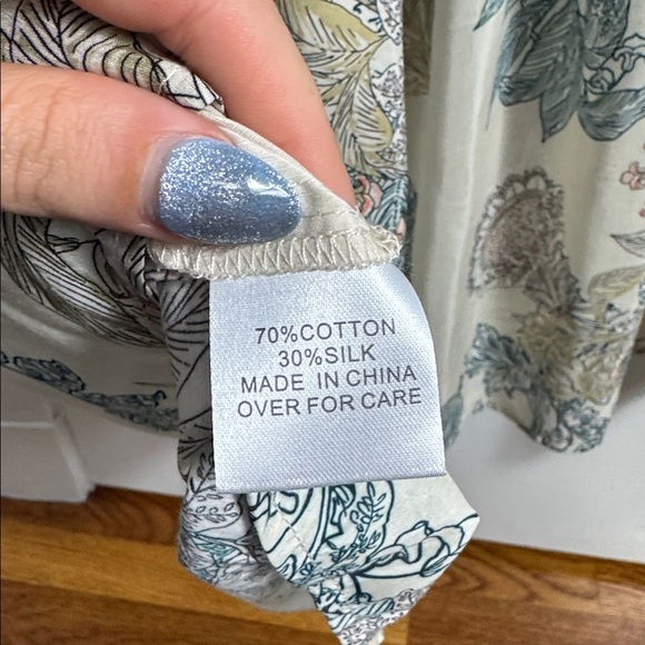 NWT Alessandra Juliette Aster Long Sleeve Floral Paisley Midi/Maxi Dress Large - Picture 9 of 11